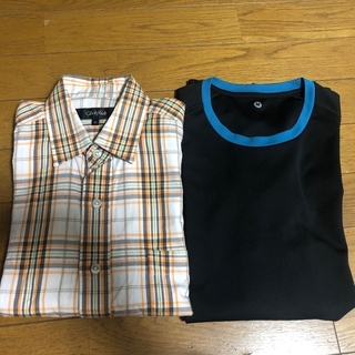 シャツ ＋GU Tシャツ  メンズMサイズ(シャツ)