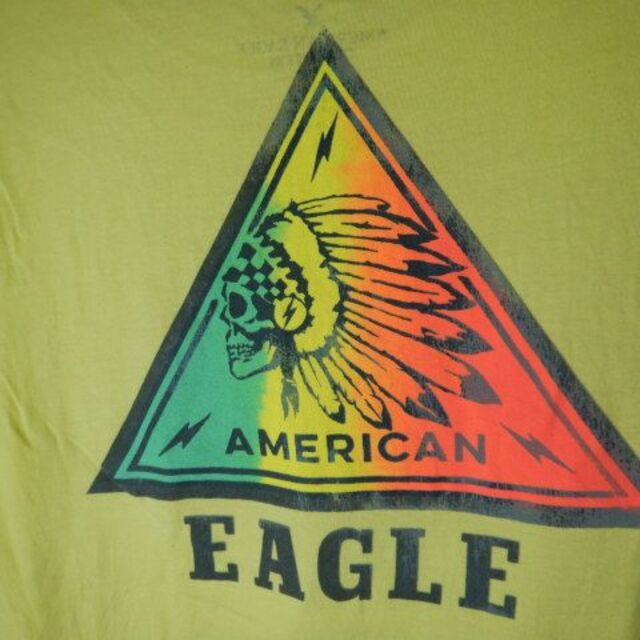 American Eagle(アメリカンイーグル)の7853　アメリカン　イーグル　tシャツ　スカル　インディアン　プリント メンズのトップス(Tシャツ/カットソー(半袖/袖なし))の商品写真