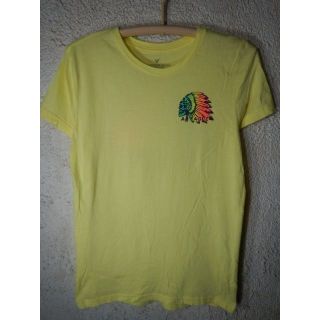 アメリカンイーグル(American Eagle)の7853　アメリカン　イーグル　tシャツ　スカル　インディアン　プリント(Tシャツ/カットソー(半袖/袖なし))