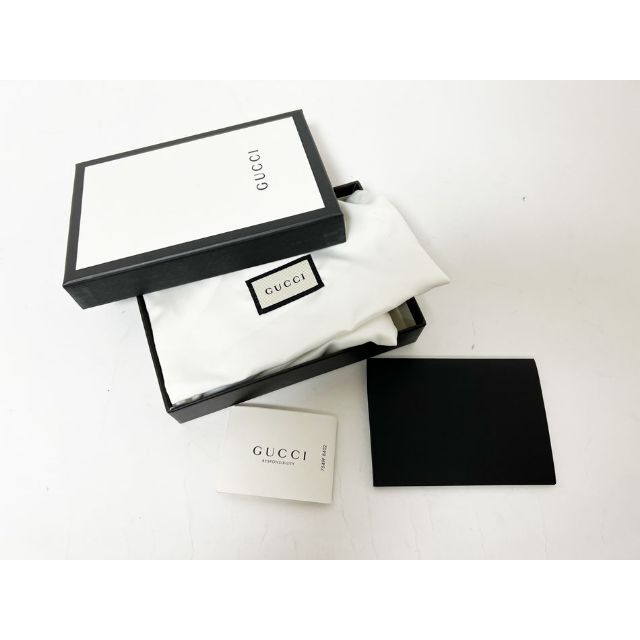 GUCCI グッチ 447939 グッチシマ レザー コインケース ブラック