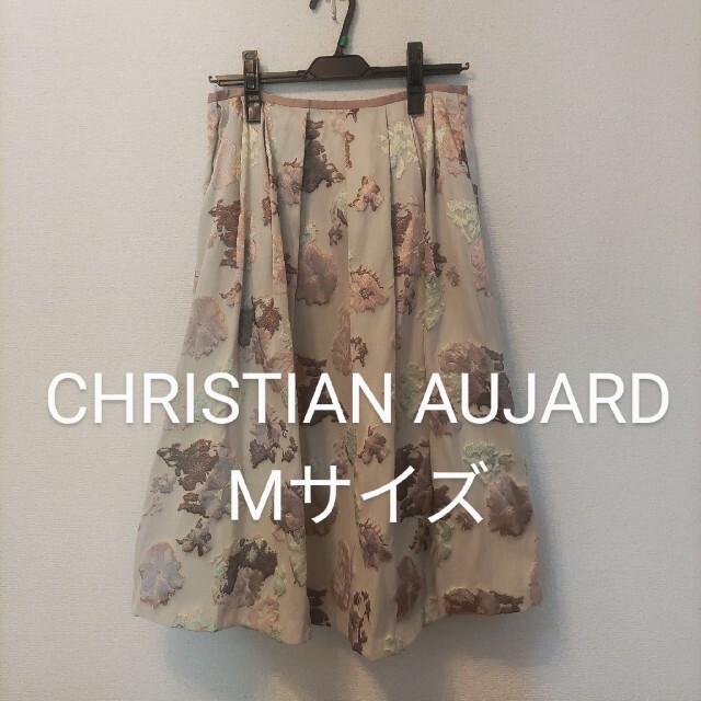 CHRISTIAN AUJARD(クリスチャンオジャール)のCHRISTIAN AUJARDクリスチャン・オジャール スカート M 日本製 レディースのスカート(ひざ丈スカート)の商品写真