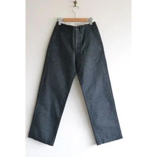 ダブルアールエル(RRL)のCushMan BLACK CHAMBRAY TROUSERS(チノパン)