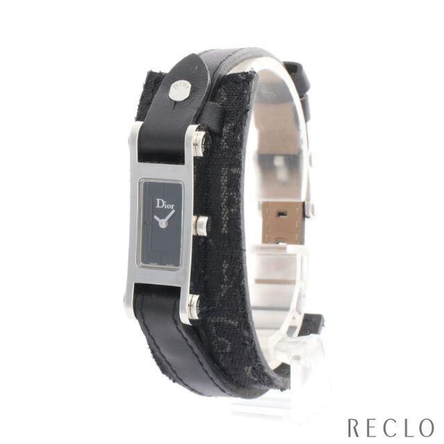 Christian Dior(クリスチャンディオール)のディオール66 レディース 腕時計 ブラック文字盤 トロッターバンド レディースのファッション小物(腕時計)の商品写真