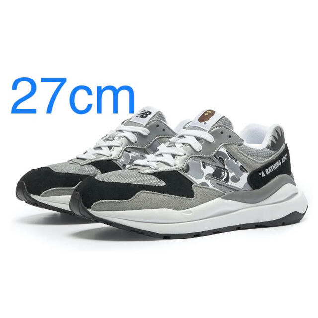 A BATHING APE - BAPE X NEW BALANCE5740 27センチ グレーの通販 n& ...