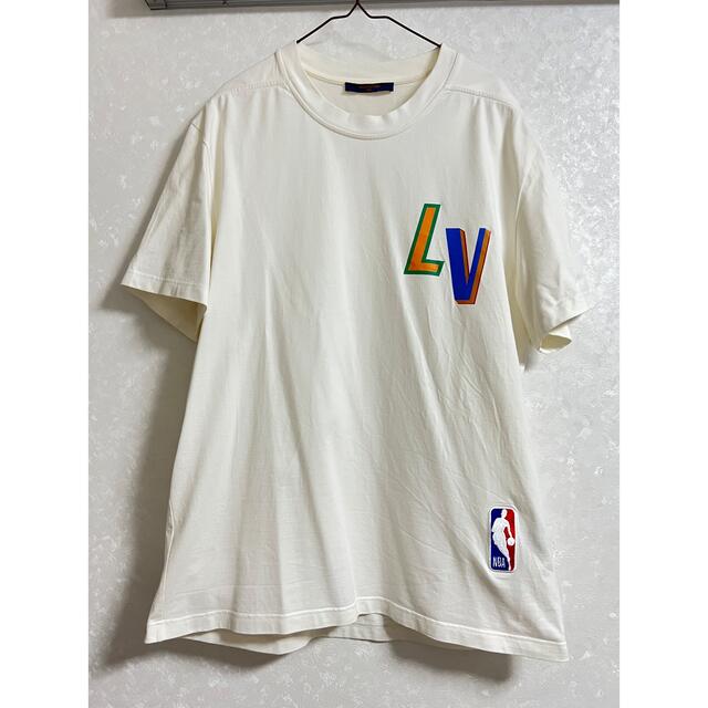 LOUIS VUITTON - LOUIS VUITTON 21AW NBA コラボ 半袖 Tシャツ ホワイト