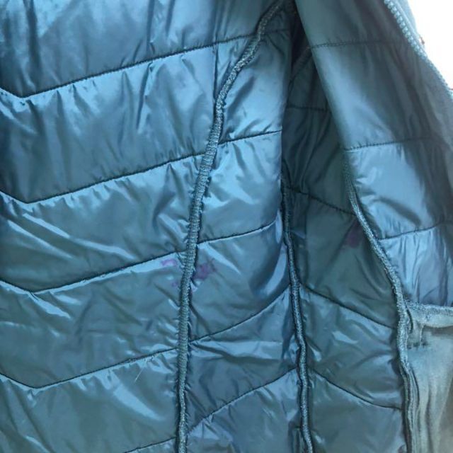 THE NORTH FACE(ザノースフェイス)のノースフェイス◆コットン　キルティング　アウター　グリーン　m レディースのジャケット/アウター(ダウンジャケット)の商品写真