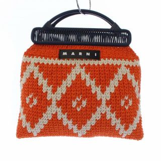 マルニ(Marni)のマルニ フラワーカフェ クロシェ フレームバッグ ハンドバッグ トートバッグ(ハンドバッグ)