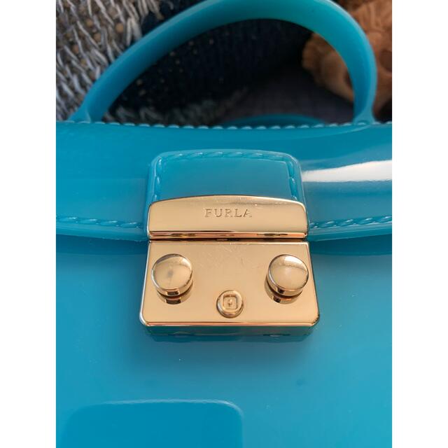 Furla(フルラ)のFURLA 未使用品　キャンディバッグ　ジェリー　ブルー　水色　メトロポリス レディースのバッグ(ハンドバッグ)の商品写真