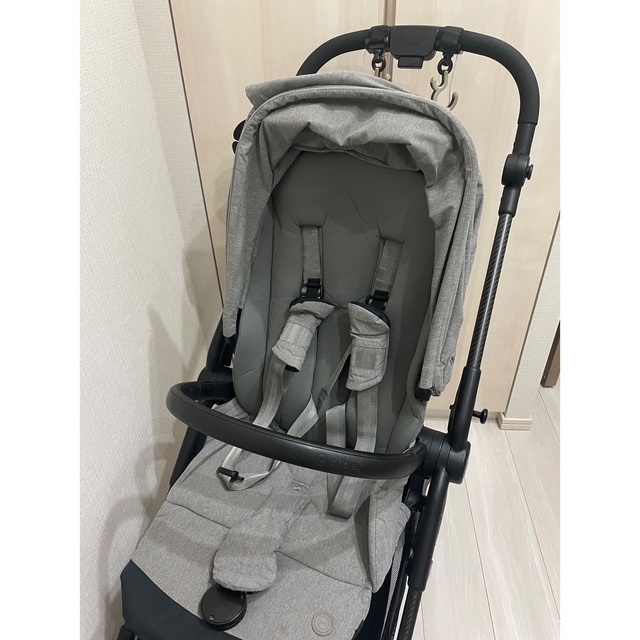 cybex(サイベックス)のしろmama様　Cybex メリオ　2020年　レインカバー/カップホルダー付 キッズ/ベビー/マタニティの外出/移動用品(ベビーカー/バギー)の商品写真