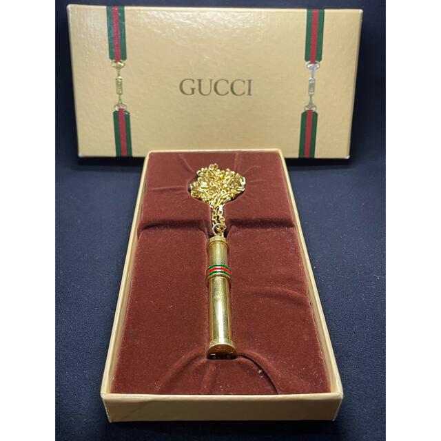 Gucci(グッチ)の【GUCCI】 オールド　グッチ　シェリーライン　ネックレス　香水入れ レディースのアクセサリー(その他)の商品写真