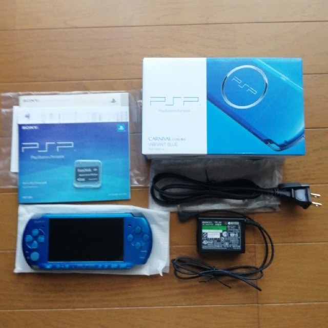 携帯用ゲーム機本体PSP-3000 バイブラント ブルー 本体 - 携帯用ゲーム