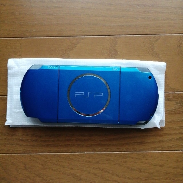 PlayStation Portable(プレイステーションポータブル)のPSP-3000　バイブラント ブルー 本体 エンタメ/ホビーのゲームソフト/ゲーム機本体(携帯用ゲーム機本体)の商品写真