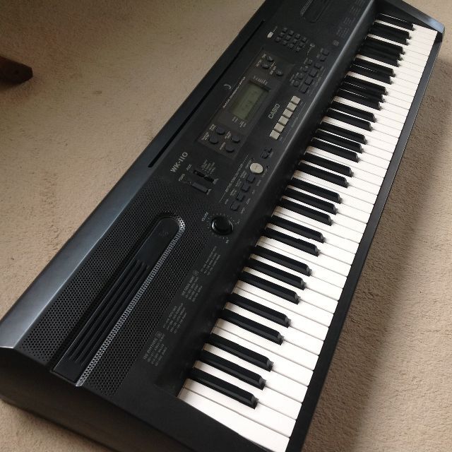 CASIO(カシオ)のCasio WK-110 77鍵 電子ピアノ キーボード 楽器の鍵盤楽器(キーボード/シンセサイザー)の商品写真