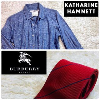 キャサリンハムネット(KATHARINE HAMNETT)の【REI様専用】キャサリンハムネット シャツ バーバリーネクタイ(シャツ)