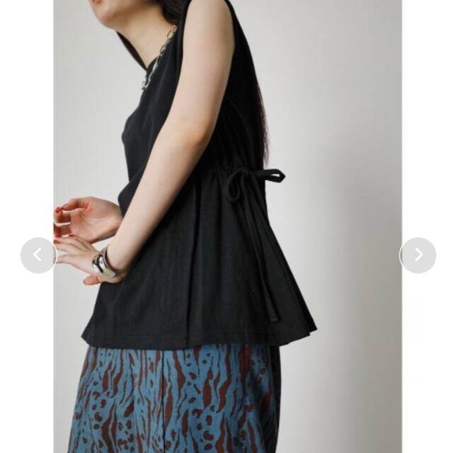 AZUL by moussy(アズールバイマウジー)のAZUL BY MOUSSY サイドリボンタンクトップ レディースのトップス(タンクトップ)の商品写真