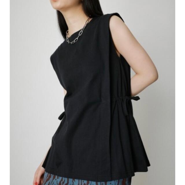 AZUL by moussy(アズールバイマウジー)のAZUL BY MOUSSY サイドリボンタンクトップ レディースのトップス(タンクトップ)の商品写真