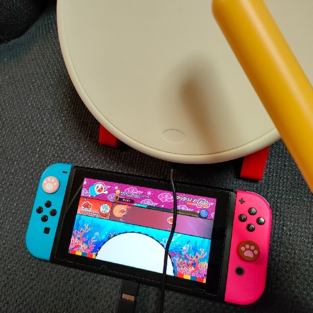 任天堂(ニンテンドウ)のみそ様専用　Switch　太鼓の達人　太鼓 エンタメ/ホビーのゲームソフト/ゲーム機本体(その他)の商品写真