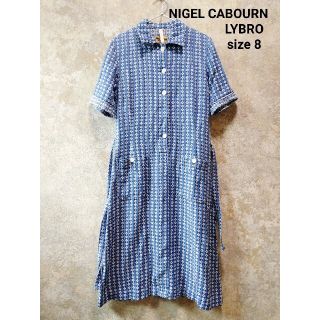 ネストローブ(nest Robe)のNIGEL CABOURN LYBRO ナイジェルケーボン インディゴワンピース(ひざ丈ワンピース)