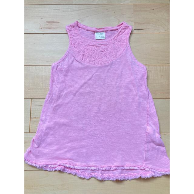 ZARA(ザラ)のZARA タンクトップ キッズ/ベビー/マタニティのキッズ服女の子用(90cm~)(Tシャツ/カットソー)の商品写真