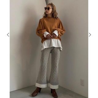 アメリヴィンテージ(Ameri VINTAGE)のAMERI  MODERN KNIT PANTS(カジュアルパンツ)