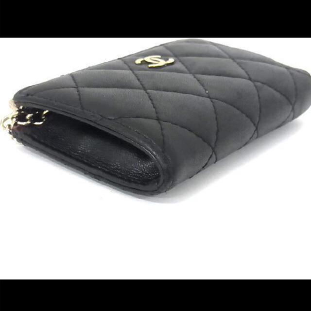 美品 CHANEL マトラッセ L字ファスナー コインケース キーケース