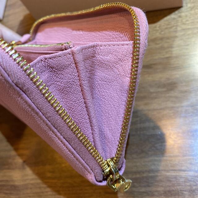 MIU MIU - 美品! ☆ミュウミュウ☆ miu miu 長財布 ピンクの MIU MIU - 美品! ☆ミュウミュウ☆ miu miu 長財布 ピンクの