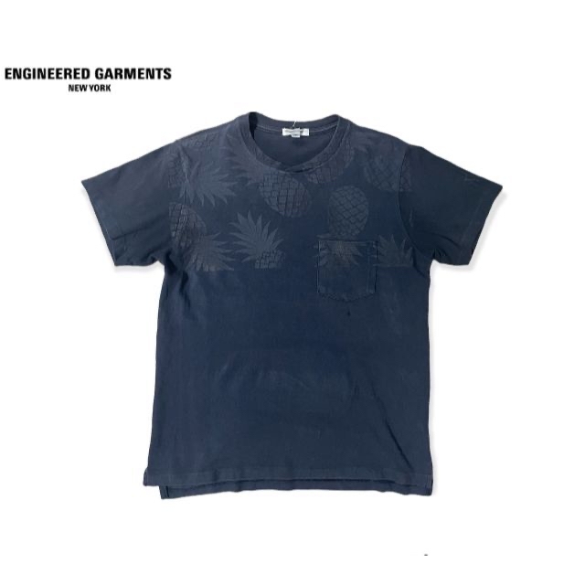 Engineered Garments(エンジニアードガーメンツ)のENGINEERED GARMENTS ネイビー ポケット Tシャツ メンズのトップス(Tシャツ/カットソー(半袖/袖なし))の商品写真