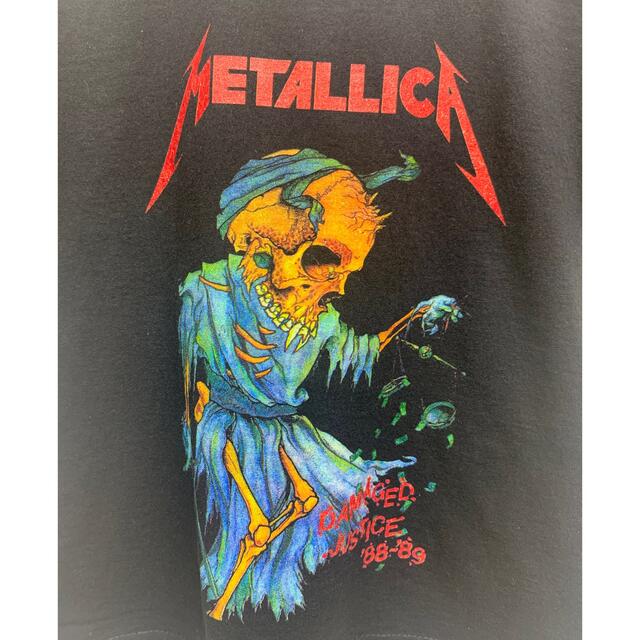 【 METALLICA 】メタリカ キッズ T シャツ 104 キッズ/ベビー/マタニティのキッズ服男の子用(90cm~)(Tシャツ/カットソー)の商品写真