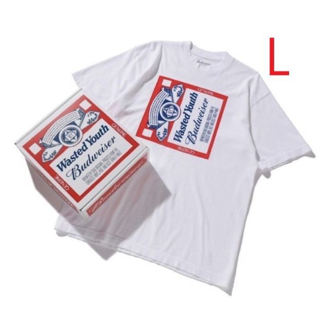 19800円人気店舗 即納在庫あり wasted youth budweiser knit サイズXL