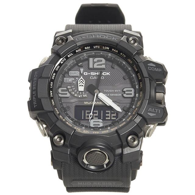 世界有名な 5463 腕時計 マッドマスター マスターオブG ジーショック 美品 GWG-1000-1A1CR 【1-0061840】 G-SHOCK メンズ ステンレススチール ブラック文字盤 クオーツ 腕時計(アナログ)