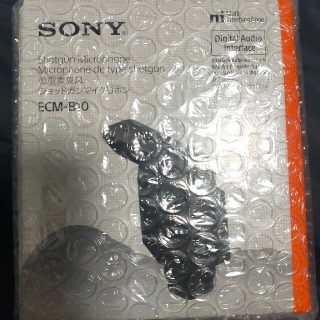 新品　sony ソニー　ショットガンマイクロホンECM-B10