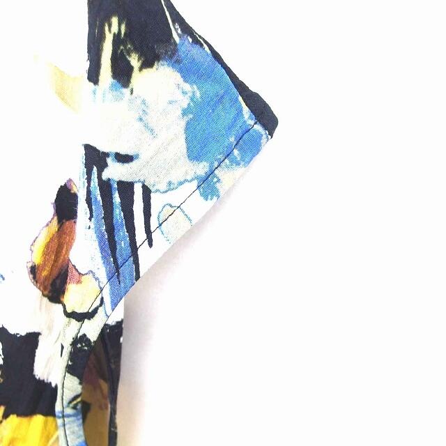 Bou Jeloud(ブージュルード)のブージュルード カットソー ボートネック フレンチスリーブ 半袖 38 黄 黒 レディースのトップス(カットソー(半袖/袖なし))の商品写真