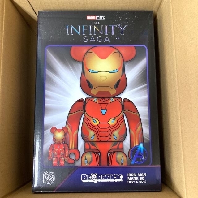 BE@RBRICK IRON MAN MARK 50 100％ & 400％