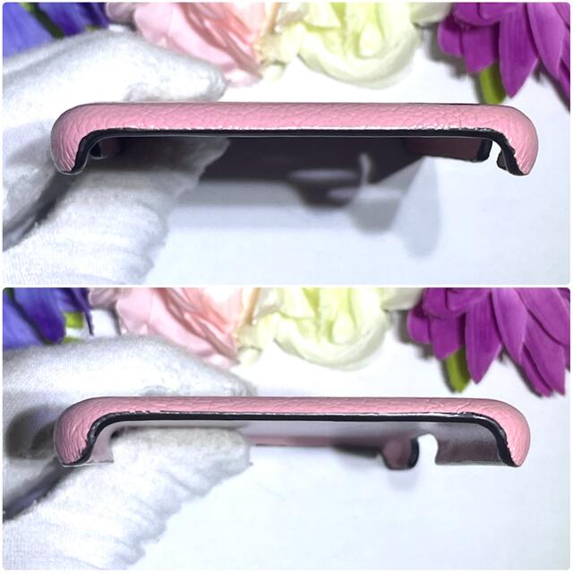 ✨新品同様✨ ミュウミュウ レザー iPhone X XS スマホケース ピンク