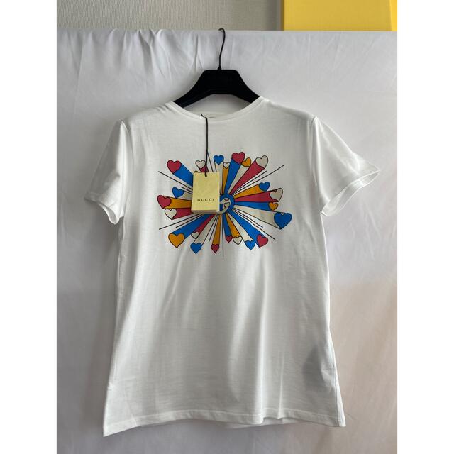 レディースGUCCI半袖 グッチ Tシャツ キッズ半袖 ホワイト半袖 子供Tシャ