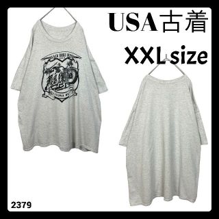 USA古着 ブラックバイクウィーク Tシャツ グレー ビッグサイズ プリント(Tシャツ/カットソー(半袖/袖なし))