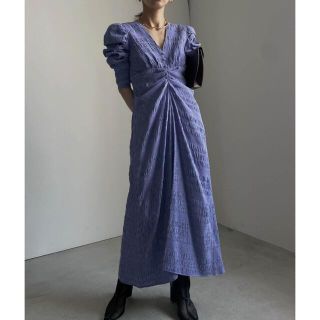 アメリヴィンテージ(Ameri VINTAGE)のAMERI BACK OPEN GATHER DRESS(ロングワンピース/マキシワンピース)