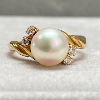 MIKIMOTO - ミキモトのパールリング K18 真珠の指輪 MIKIMOTOの通販 by