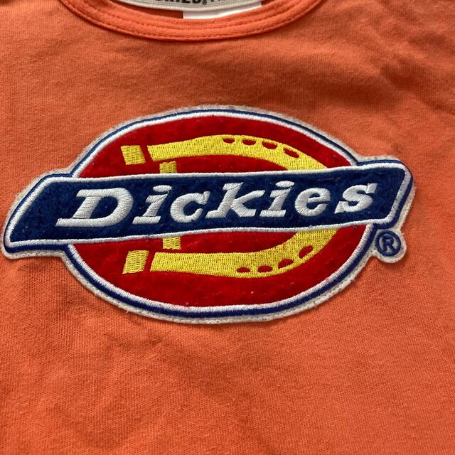 F.O.KIDS(エフオーキッズ)のF.O.KIDS  Dickiesコラボ Tシャツ オレンジ 難あり キッズ/ベビー/マタニティのキッズ服男の子用(90cm~)(Tシャツ/カットソー)の商品写真