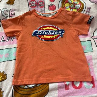 エフオーキッズ(F.O.KIDS)のF.O.KIDS  Dickiesコラボ Tシャツ オレンジ 難あり(Tシャツ/カットソー)