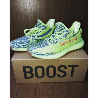 YEEZY BOOST 350 イエロー　中古(スニーカー)