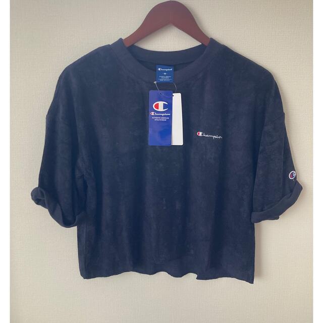 Champion(チャンピオン)の新品　タグ付き　チャンピオン　Tシャツ　カットソー　パイル地　ドロップショルダー レディースのトップス(Tシャツ(半袖/袖なし))の商品写真