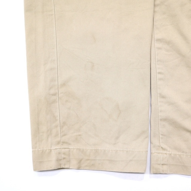 90s ビンテージ ポロ ラルフローレン チノパン パンツ 古着 メンズ ワーク 【極上品】90s ビンテージ POLO ポロラルフローレン チノパン総柄ベージュ