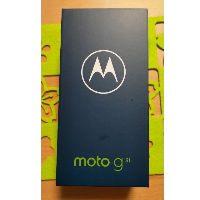 MOTOROLA スマートフォン moto g31 ベイビーブルー PASU00