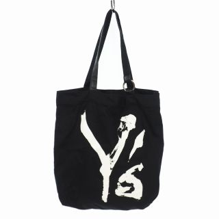 Y's - ワイズ Y's ヨウジヤマモト ロゴ プリント キャンバス トート