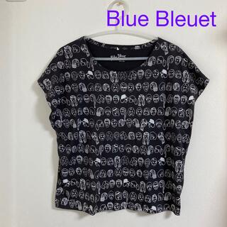 ブルーブルーエ(Bleu Bleuet)の Blue Bleuet  ブルーブルーエ　顔　Tシャツ(Tシャツ(半袖/袖なし))