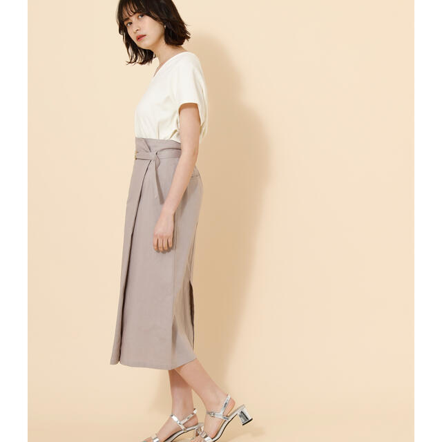 AZUL by moussy 新品タグ付 ベルト付きラップ風ハイウエストスカート