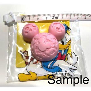 ディズニー(Disney)の3個セット ディズニー チョコクランチ 消しゴム ストロベリー(消しゴム/修正テープ)