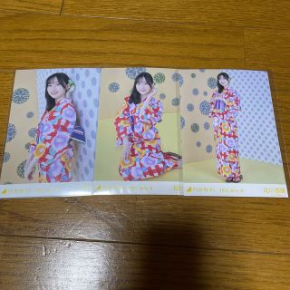 北川悠里　浴衣　ブロマイド(アイドルグッズ)