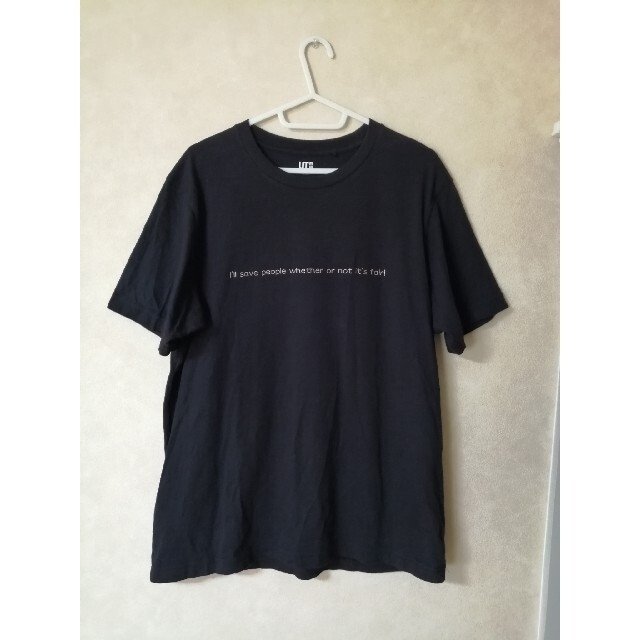 UNIQLO(ユニクロ)のUNIQLO　ユニクロ　Tシャツ　ブラック　M メンズのトップス(Tシャツ/カットソー(半袖/袖なし))の商品写真